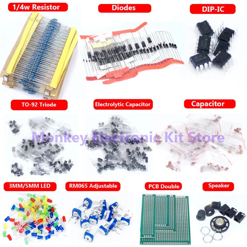 1818-in-1 Electronic Component Assortment Kit for DIY
